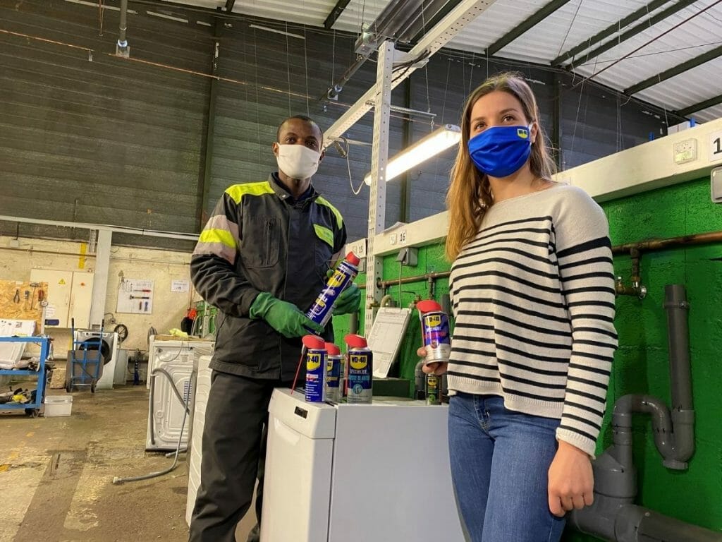WD-40 supporte l’association ENVIE pour donner une seconde vie à nos appareils électroménagers !
